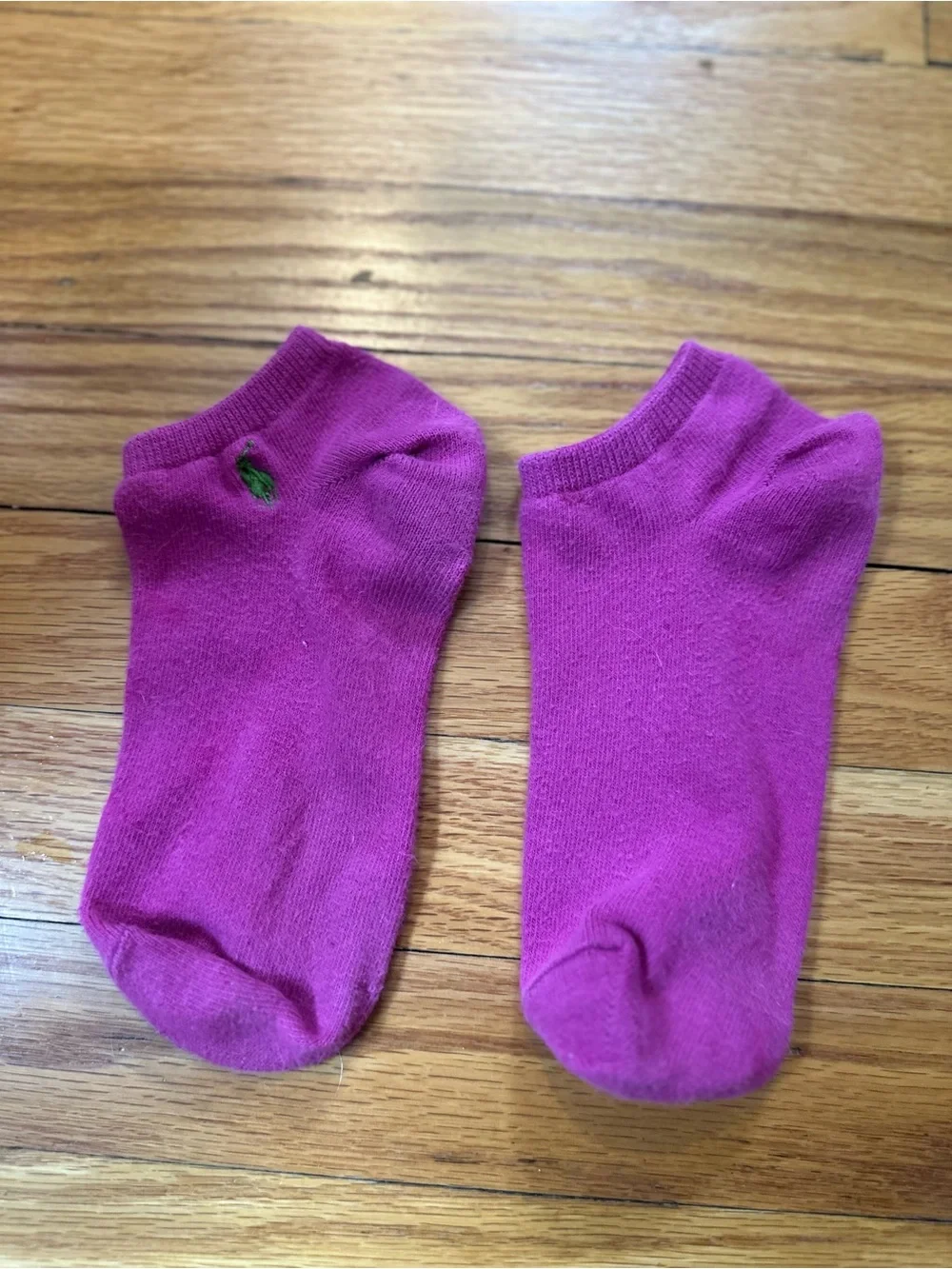 Women's Low-Cut Cotton Blend Socks - Magenta Ralph Lauren